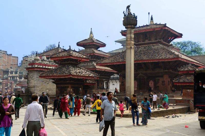 Plac Durbar Square przed trzęsieniem ziemi